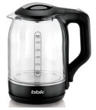 Чайник BBK EK1724G черный/стекло
